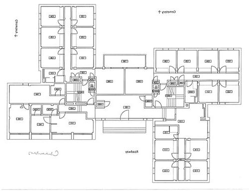 Chambers Hall floor plan.